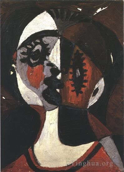 Pablo Picasso's Contemporary Oil Painting - Visage 1926