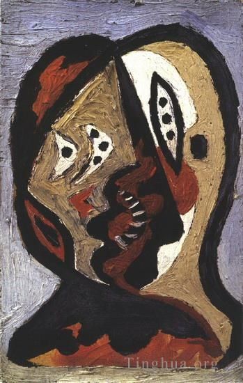 Pablo Picasso's Contemporary Oil Painting - Visage 2 1926
