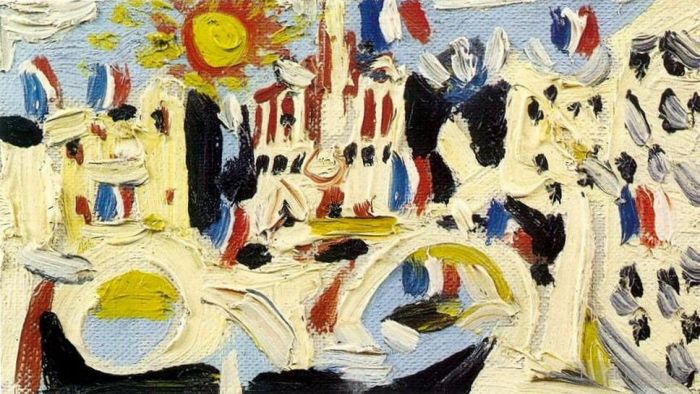 Pablo Picasso's Contemporary Oil Painting - Vue de Notre Dame de Paris 1945