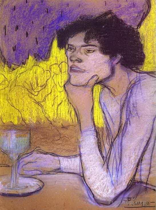 Pablo Picasso's Contemporary Various Paintings - Absinthe 1901