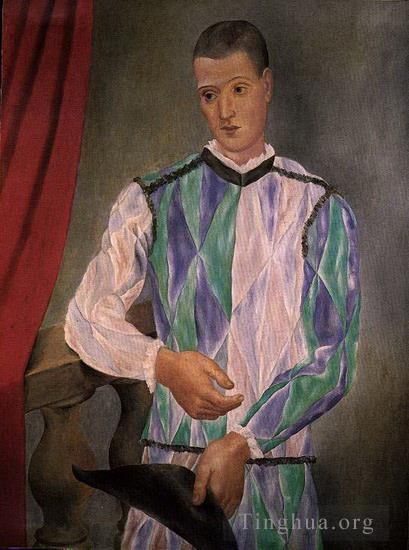 Pablo Picasso's Contemporary Various Paintings - Arlequin1918