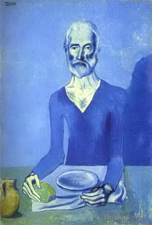 Pablo Picasso's Contemporary Various Paintings - Ascetic 1903