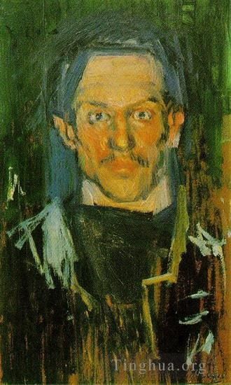 Pablo Picasso's Contemporary Various Paintings - Autoportrait 1901