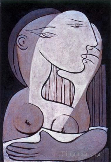 Pablo Picasso's Contemporary Various Paintings - Buste de femme 1934