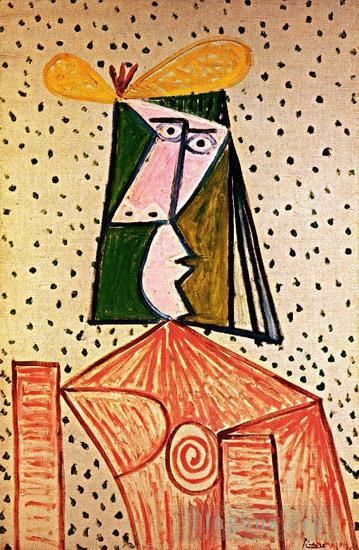 Pablo Picasso's Contemporary Various Paintings - Buste de femme 1944