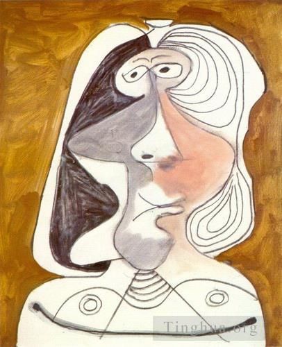 Pablo Picasso's Contemporary Various Paintings - Buste de femme 6 1971