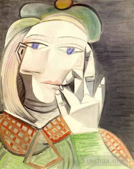 Pablo Picasso's Contemporary Various Paintings - Buste de femme Marie Therese Walter 1938