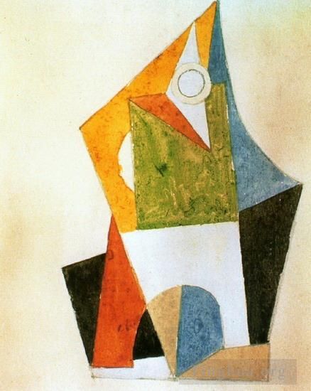Pablo Picasso's Contemporary Various Paintings - Composition geometrique 1920