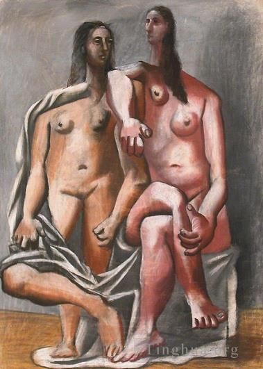 Pablo Picasso's Contemporary Various Paintings - Deux baigneuses 1920