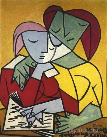 Pablo Picasso's Contemporary Various Paintings - Deux personnages 2 1934