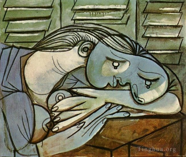 Pablo Picasso's Contemporary Various Paintings - Dormeuse aux persiennes 1936