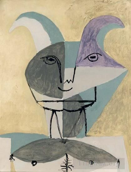 Pablo Picasso's Contemporary Various Paintings - Faune 1960