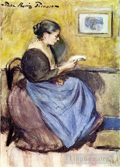 Pablo Picasso's Contemporary Various Paintings - Femme assise 1903