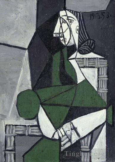 Pablo Picasso's Contemporary Various Paintings - Femme assise 1926