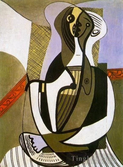 Pablo Picasso's Contemporary Various Paintings - Femme assise 1927 2