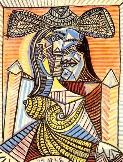 Pablo Picasso's Contemporary Various Paintings - Femme assise 4 1938