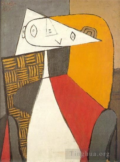 Pablo Picasso's Contemporary Various Paintings - Femme assise Figure 1930