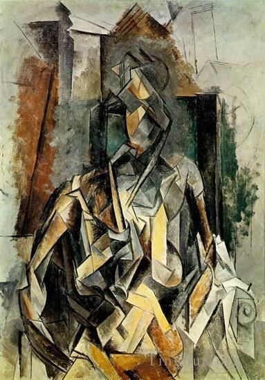 Pablo Picasso's Contemporary Various Paintings - Femme assise dans un fauteuil 1916