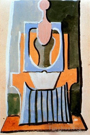 Pablo Picasso's Contemporary Various Paintings - Femme assise dans un fauteuil 1923