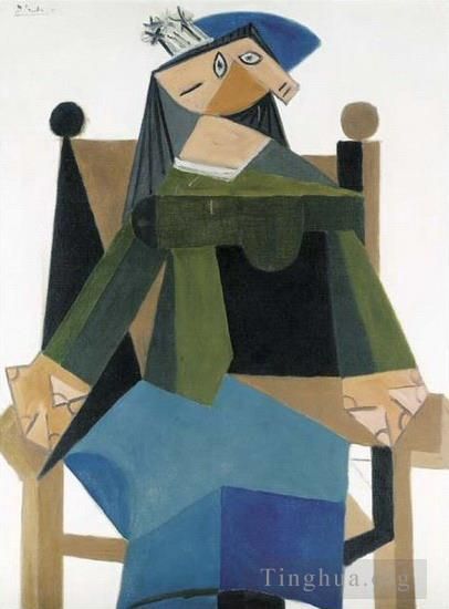 Pablo Picasso's Contemporary Various Paintings - Femme assise dans un fauteuil 5 1941