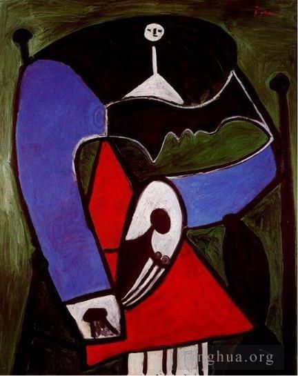 Pablo Picasso's Contemporary Various Paintings - Femme dans un fauteuil 1927