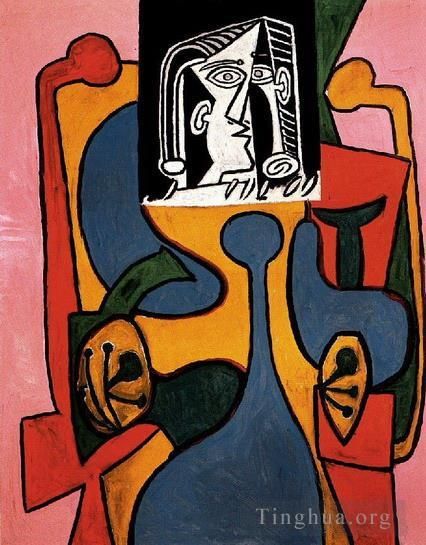 Pablo Picasso's Contemporary Various Paintings - Femme dans un fauteuil 1938