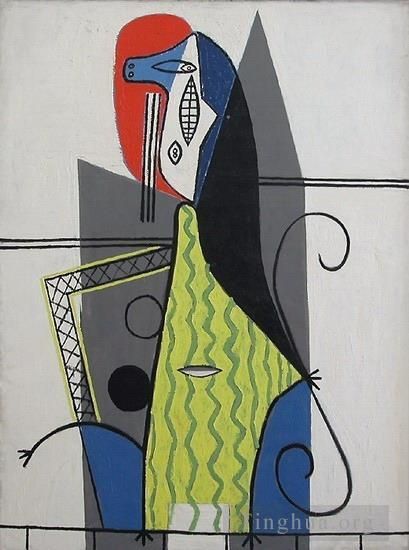 Pablo Picasso's Contemporary Various Paintings - Femme dans un fauteuil 3 1927