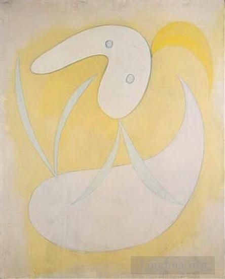 Pablo Picasso's Contemporary Various Paintings - Femme fleur Marie Therese allongee 1931