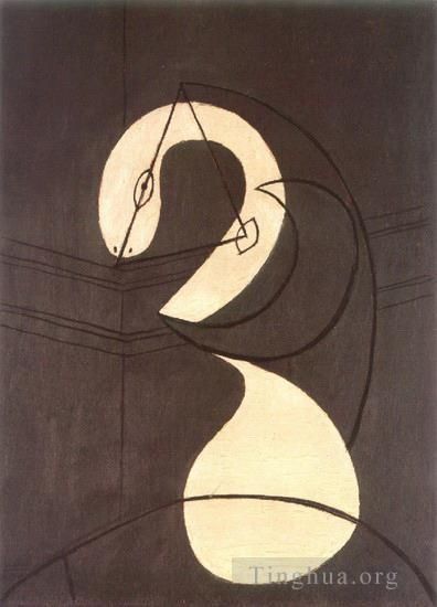 Pablo Picasso's Contemporary Various Paintings - Figure Tete de femme 1930
