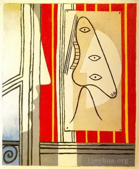 Pablo Picasso's Contemporary Various Paintings - Figure et profil 1928