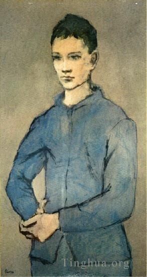 Pablo Picasso's Contemporary Various Paintings - Garcon bleu 1905