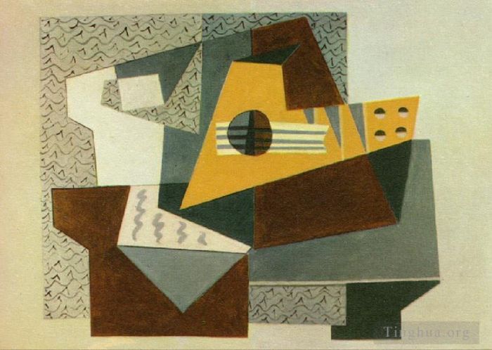 Pablo Picasso's Contemporary Various Paintings - Guitare 1924