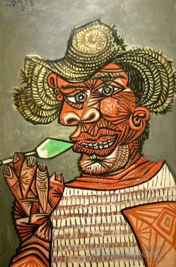 Pablo Picasso's Contemporary Various Paintings - Homme a la sucette 1938