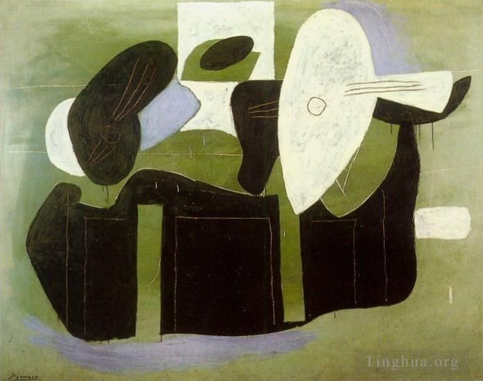 Pablo Picasso's Contemporary Various Paintings - Instruments de musique sur une table 1926