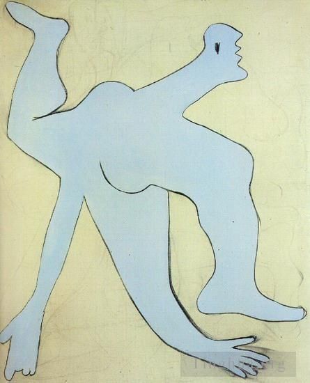 Pablo Picasso's Contemporary Various Paintings - L acrobate bleu 1929