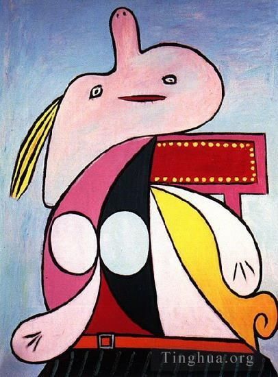 Pablo Picasso's Contemporary Various Paintings - La ceinture jaune Marie Therese Walter 1932