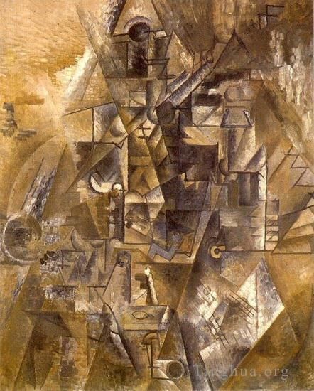 Pablo Picasso's Contemporary Various Paintings - La clarinette 1911
