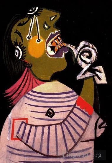 Pablo Picasso's Contemporary Various Paintings - La femme qui pleure 14 1937