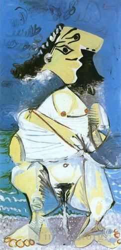 Pablo Picasso's Contemporary Various Paintings - La pisseuse 1965