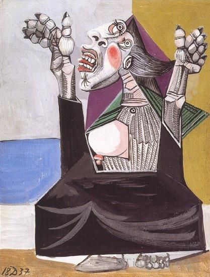 Pablo Picasso's Contemporary Various Paintings - La suppliante 1937