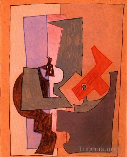 Pablo Picasso's Contemporary Various Paintings - Le gueridon 1914
