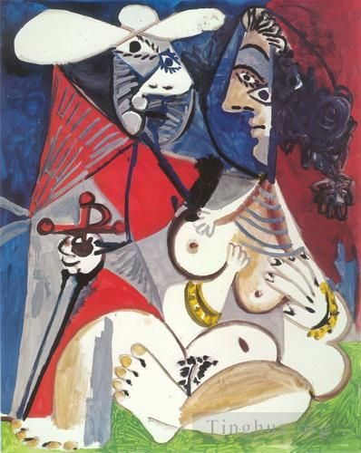 Pablo Picasso's Contemporary Various Paintings - Le matador et femme nue 2 1970