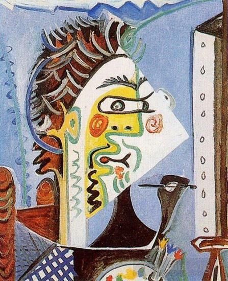 Pablo Picasso's Contemporary Various Paintings - Le peintre 1963