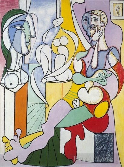 Pablo Picasso's Contemporary Various Paintings - Le sculpteur 1931