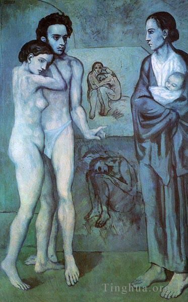 Pablo Picasso's Contemporary Various Paintings - Life La Vie 1903