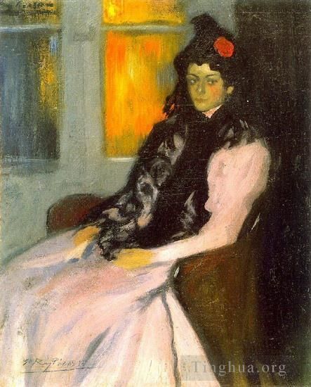 Pablo Picasso's Contemporary Various Paintings - Lola Picasso soeur de l artiste 1899