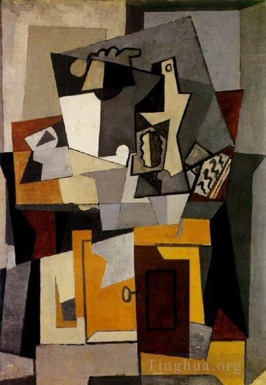 Pablo Picasso's Contemporary Various Paintings - Nature Morte with a key 1920