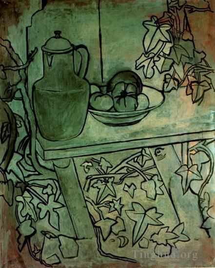 Pablo Picasso's Contemporary Various Paintings - Nature morte aux tomates 1920