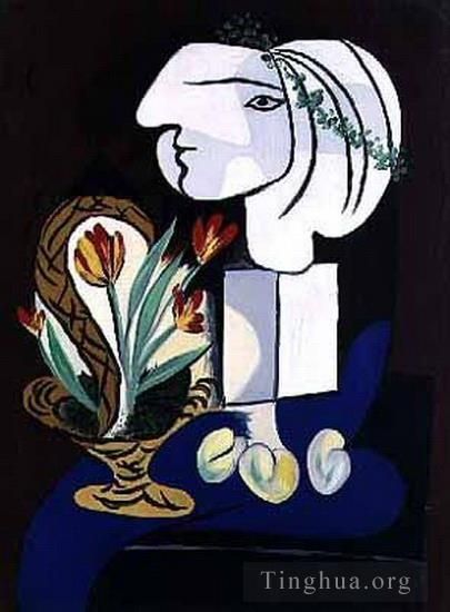 Pablo Picasso's Contemporary Various Paintings - Nature morte aux tulipes 1932