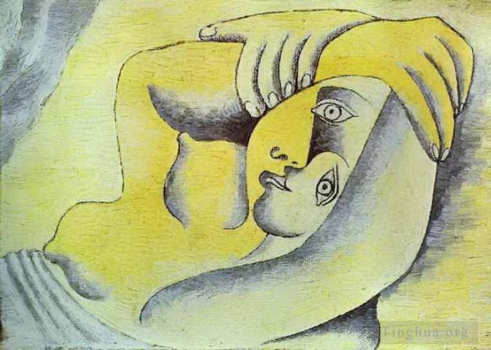 Pablo Picasso's Contemporary Various Paintings - Nude on a Beach 1929